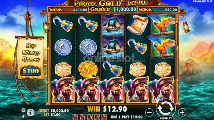 Fitur Slot Pirate Gold Pragmatic Play